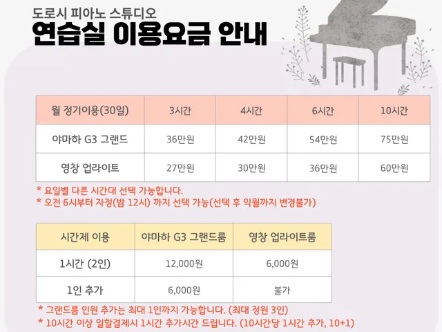 도로시 피아노 스튜디오